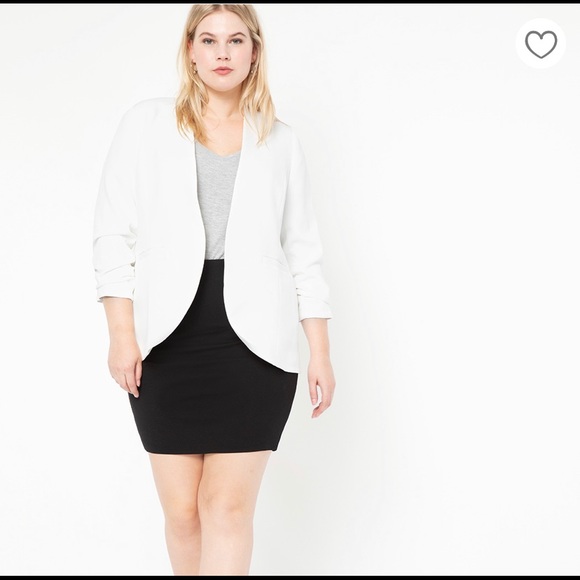 white blazer size 22